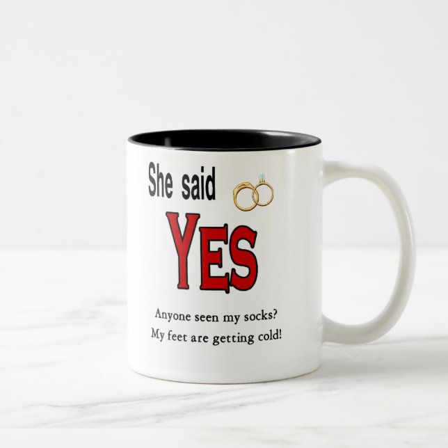 Engagement Two-Tone Coffee Mug (Right)