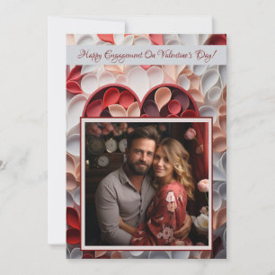 Engagement Valentine's Day Lovecore Personalised 5 Card