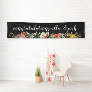Engagement Wall Decoration Custom Made Printed Ban Banner