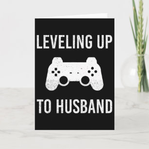 Engagement Wedding For Groom Video Game Lovers Card