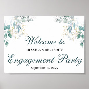 Engagement Welcome Poster Sign