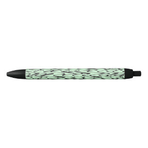 Engaging Mint Green Dynamic  Black Ink Pen
