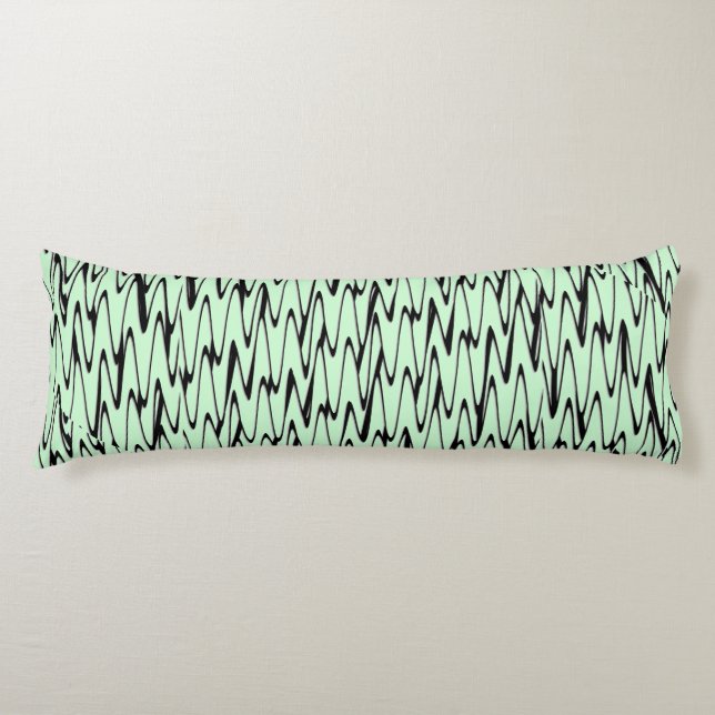 Engaging Mint Green Dynamic  Body Cushion (Front)