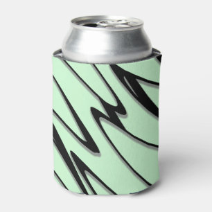 Engaging Mint Green Dynamic Can Cooler