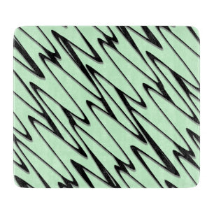 Engaging Mint Green Dynamic Cutting Board