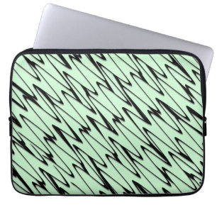 Engaging Mint Green Dynamic Laptop Sleeve