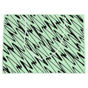 Engaging Mint Green Dynamic Large Gift Bag