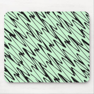 Engaging Mint Green Dynamic  Mouse Mat