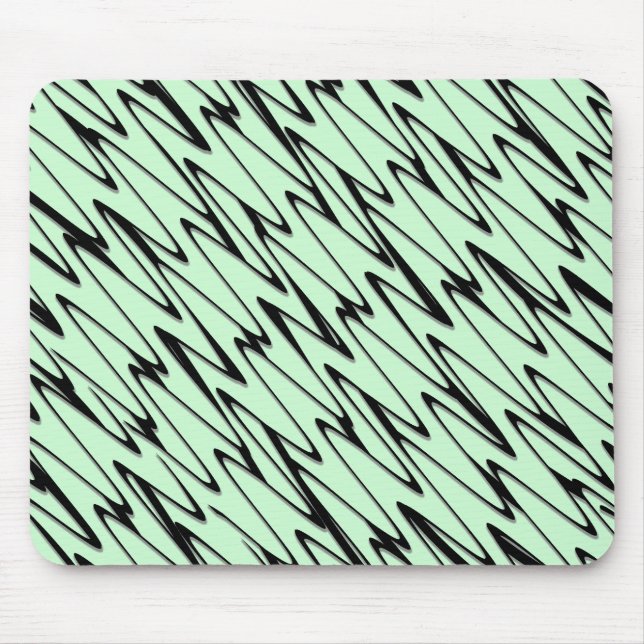 Engaging Mint Green Dynamic  Mouse Mat (Front)