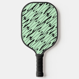 Engaging Mint Green Dynamic  Pickleball Paddle