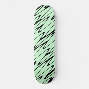 Engaging Mint Green Dynamic Skateboard
