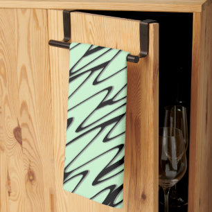Engaging Mint Green Dynamic Tea Towel