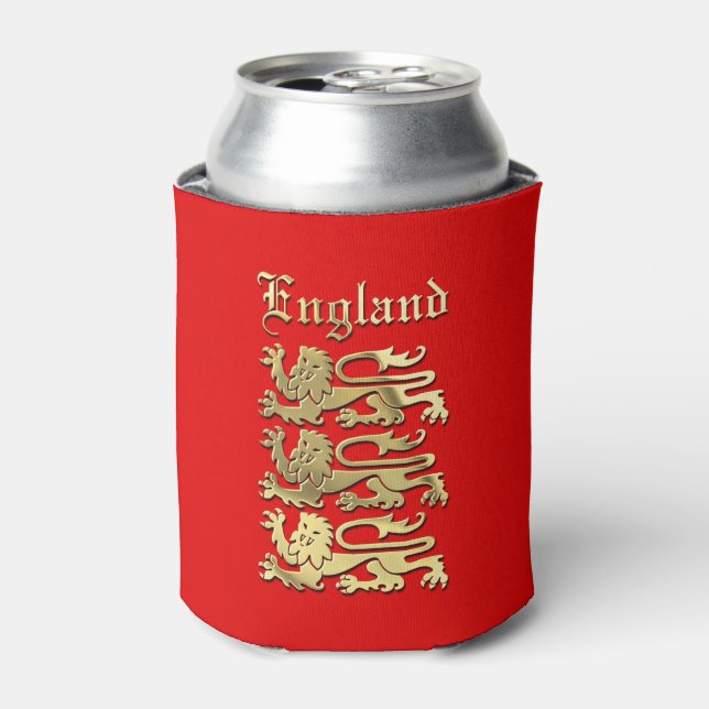 Engand's Great Seal of King Richard I Can Cooler (Can Front)