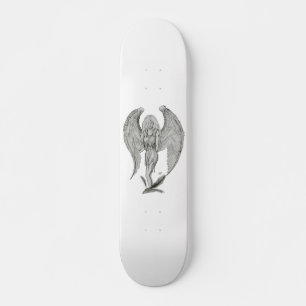Engel - Black and white design Skateboard