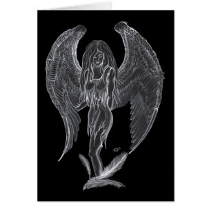 Engel Bleistiftzeichnung Black and white Design