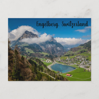 Engelberg Switzerland Holiday Postcard