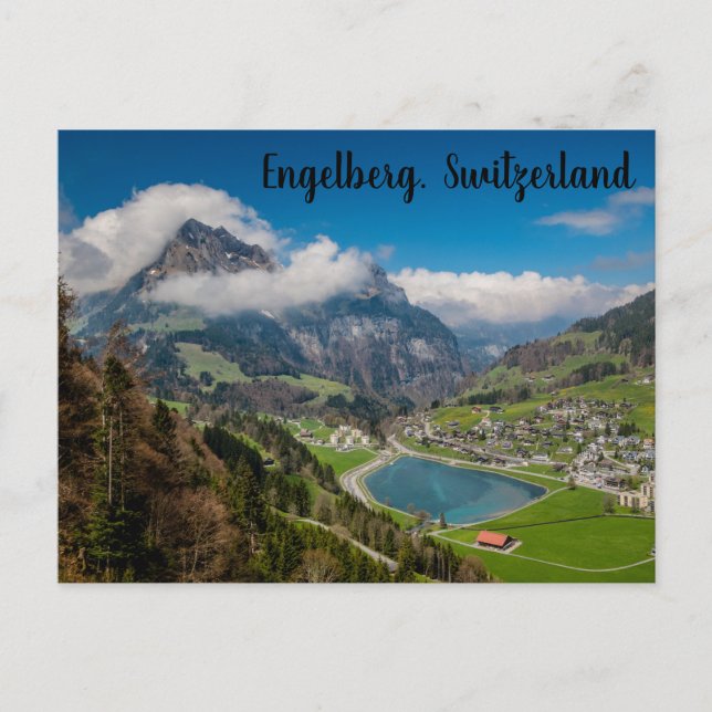 Engelberg Switzerland Holiday Postcard (Front)