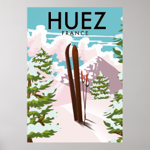 Engelberg Switzerland ski poster 