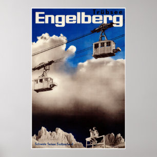 Engelberg, Switzerland,Ski Poster