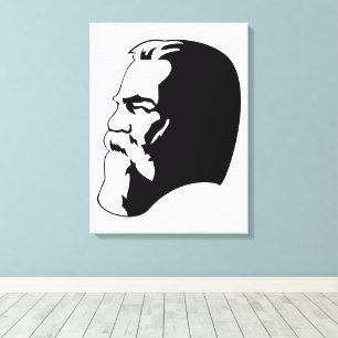 Engels, Communism, Socialism, Soviet Union Canvas Print
