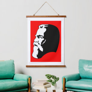 Engels, Communism, Socialism, Soviet Union Hanging Tapestry