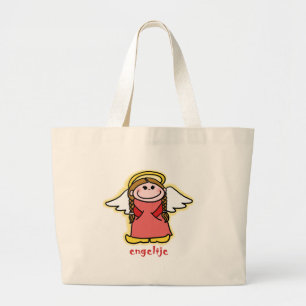 Engeltje (little angel in Dutch) Large Tote Bag
