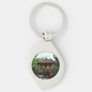 Enger Tower Park Peace Bell metal key chain