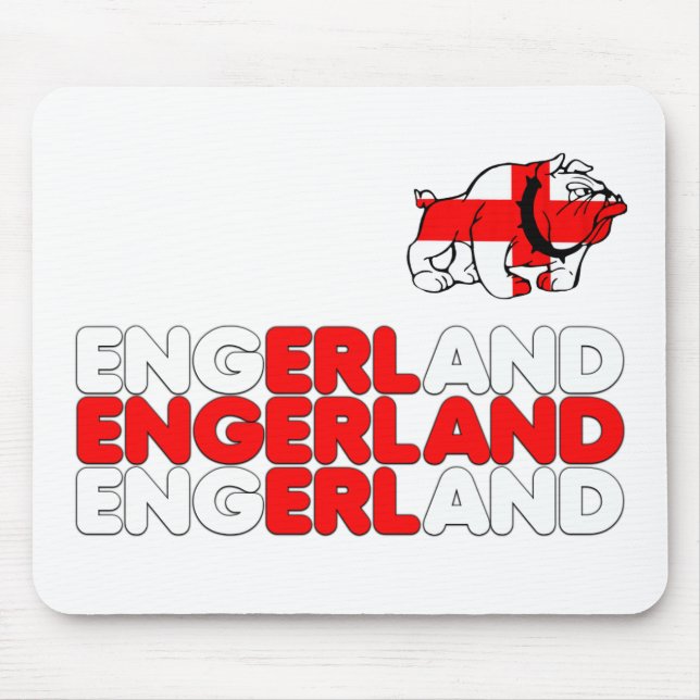 Engerland footy mouse mat (Front)