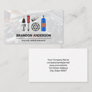 Engine Bay   Aftermarket Performance Parts Business Card