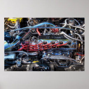 Engine - Car Intestines Poster