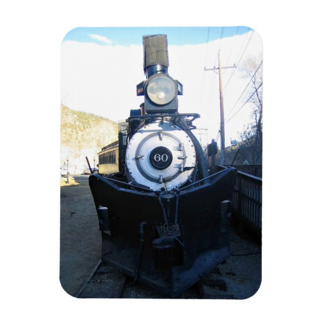 Engine No. 60, Idaho Springs, Colorado Magnet (Vertical)