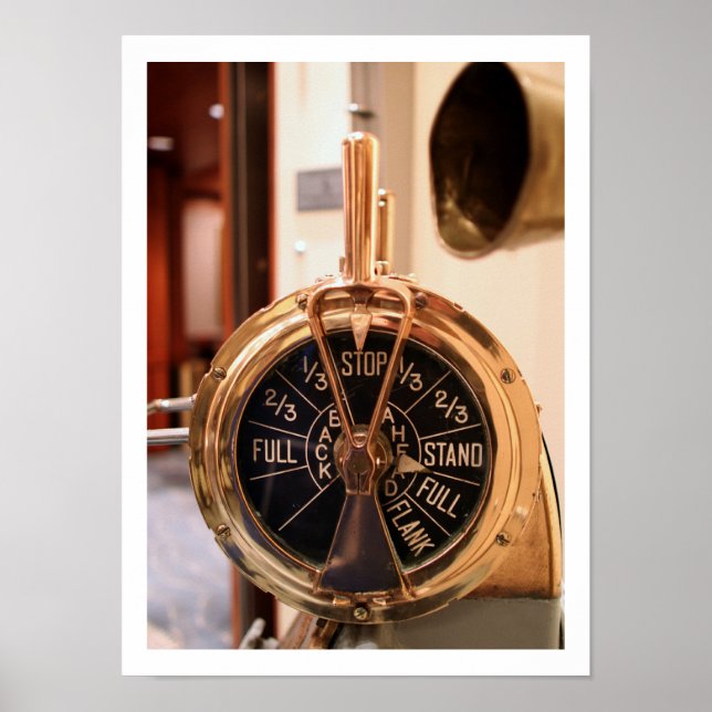 Engine Order Telegraph Poster (Front)