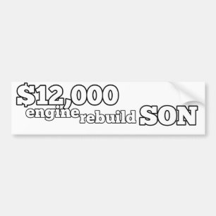 Engine Rebuild Bumper Sticker
