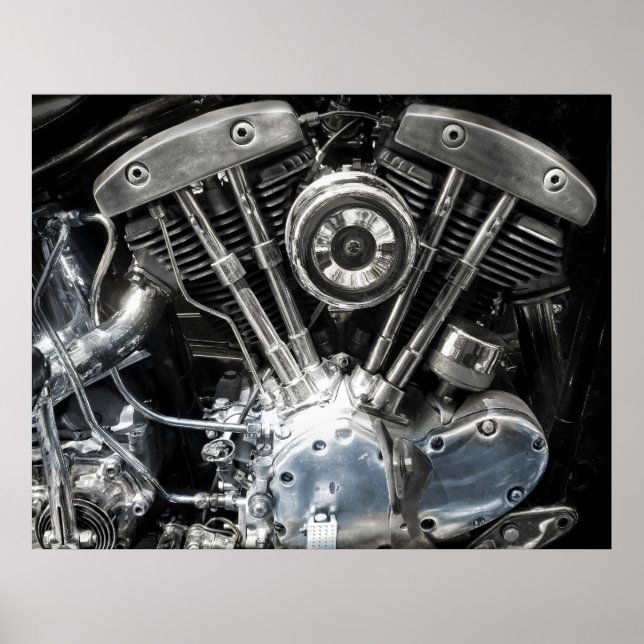 ENGINE V TWIN POSTER (Front)