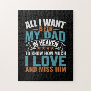 Engineer All I Want For My Dad Jigsaw Puzzle