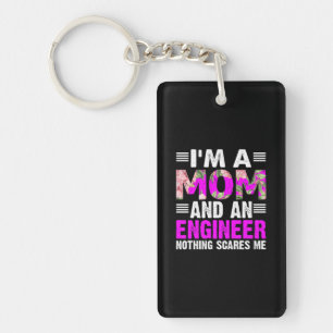 Engineer Art A Mum And An Engineer Key Ring