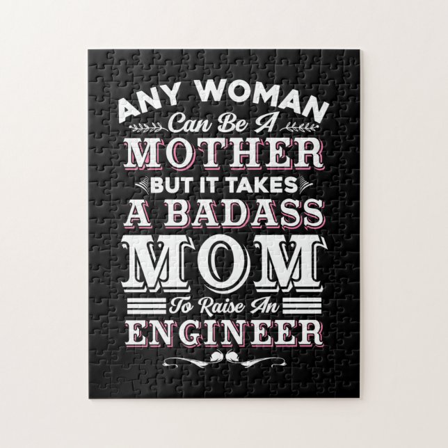 Engineer Art A Mum To Raise An Engineer Jigsaw Puzzle (Vertical)