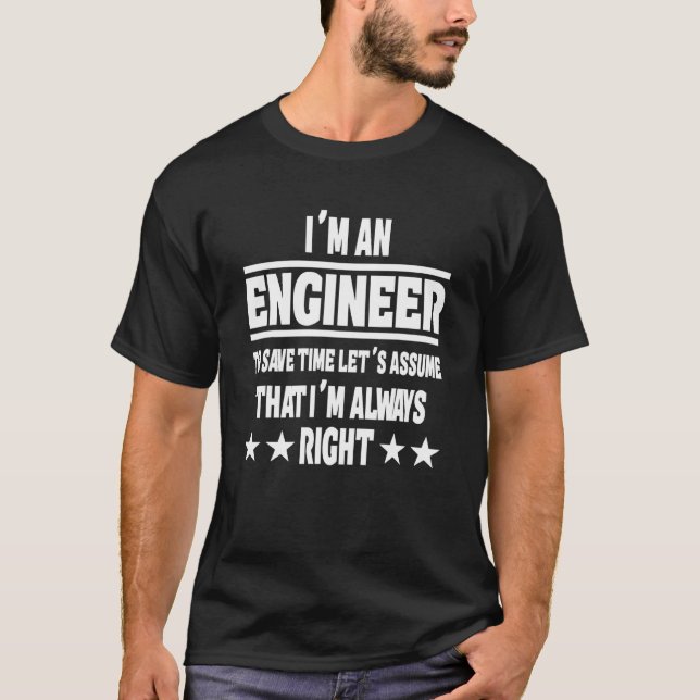 Engineer Art Aerospace Software Civil Students T-Shirt (Front)