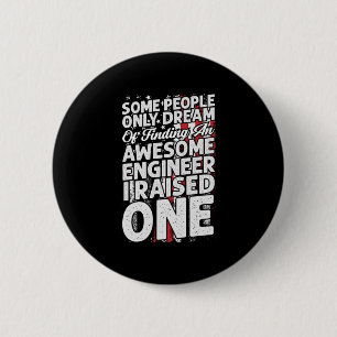 Engineer Art Awesome Engineer 6 Cm Round Badge