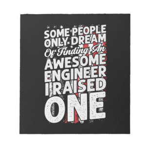Engineer Art Awesome Engineer Notepad