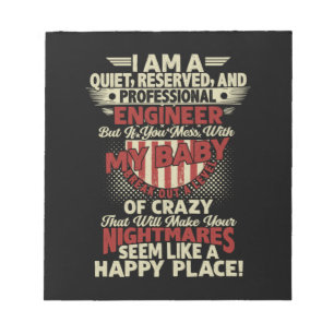 Engineer Art Professional Engineer Notepad