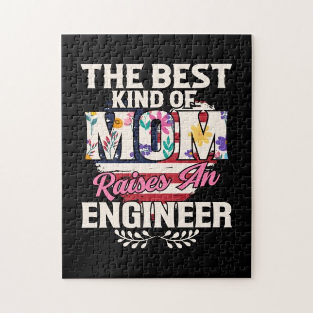 Engineer Art The Best Kind Of Raises An Engineer Jigsaw Puzzle (Vertical)
