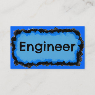 Engineer Blue Cloud Business Card