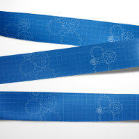 Engineer Blueprint Style