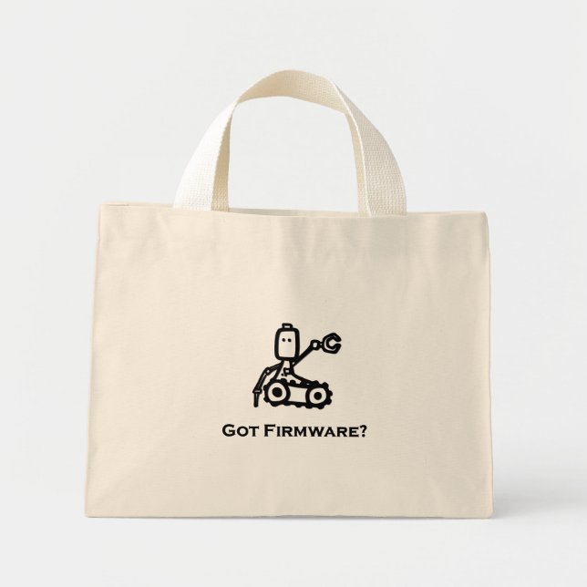 Engineer Bot Got Firmware Mini Tote Bag (Front)
