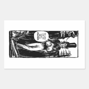 Engineer Brunel Rectangular Sticker