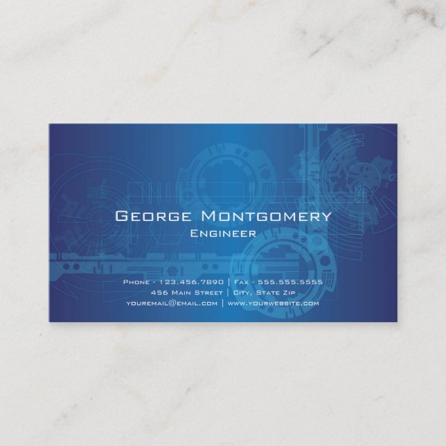 Engineer Business Business Card (Front)
