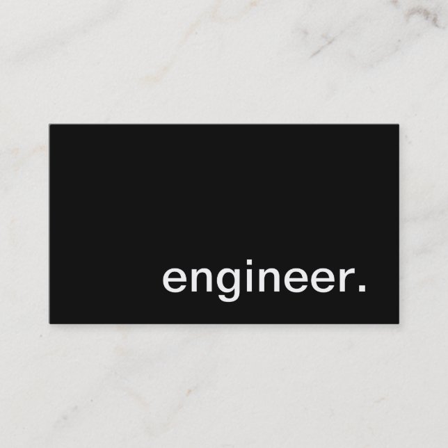 Engineer Business Card (Front)