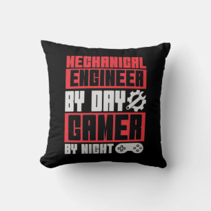 Engineer By Day Gamer By Night Cushion