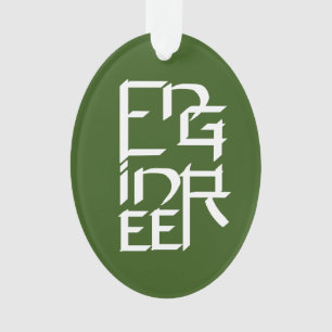 Engineer Character Ornament